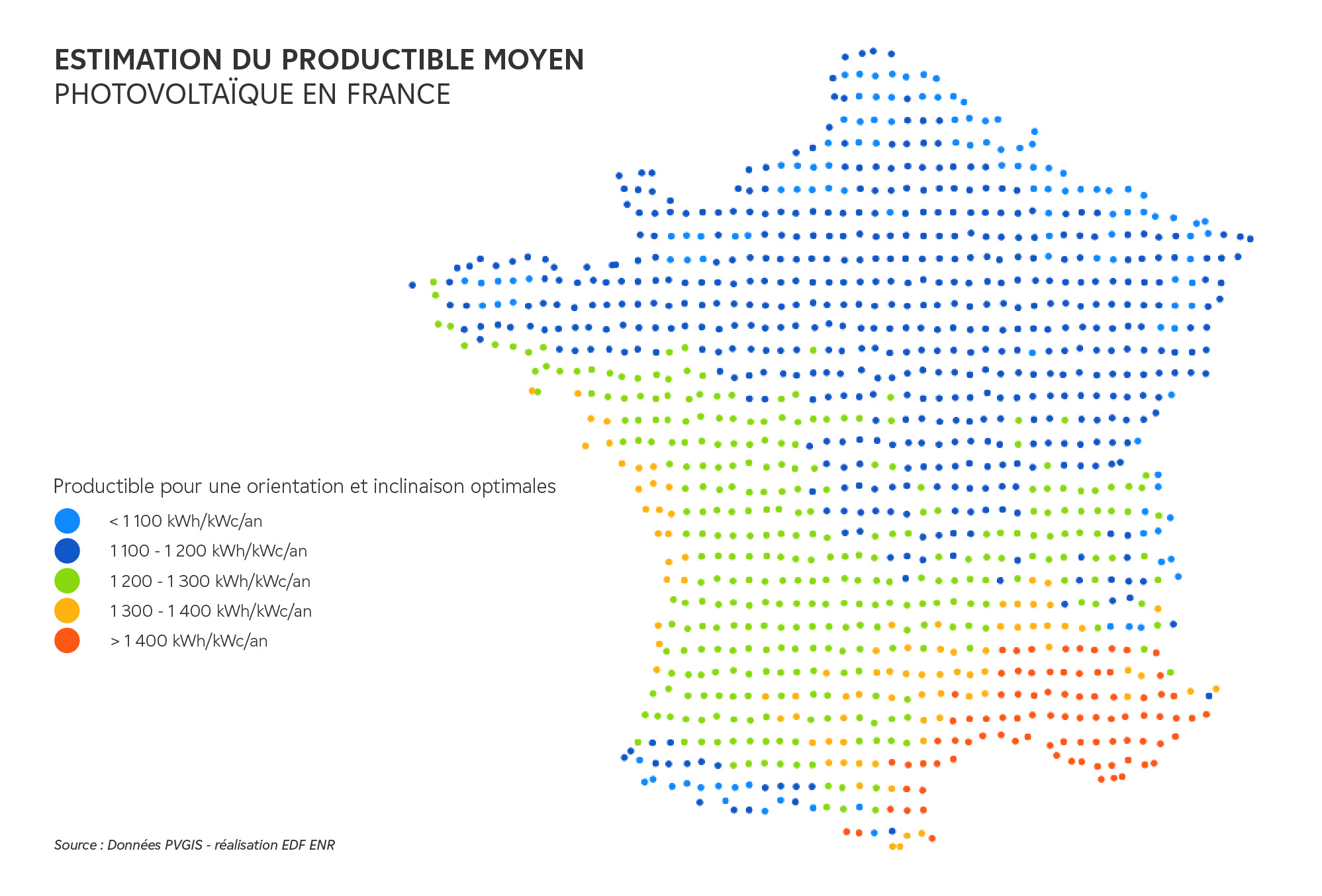 carte du photovoltaïque en France