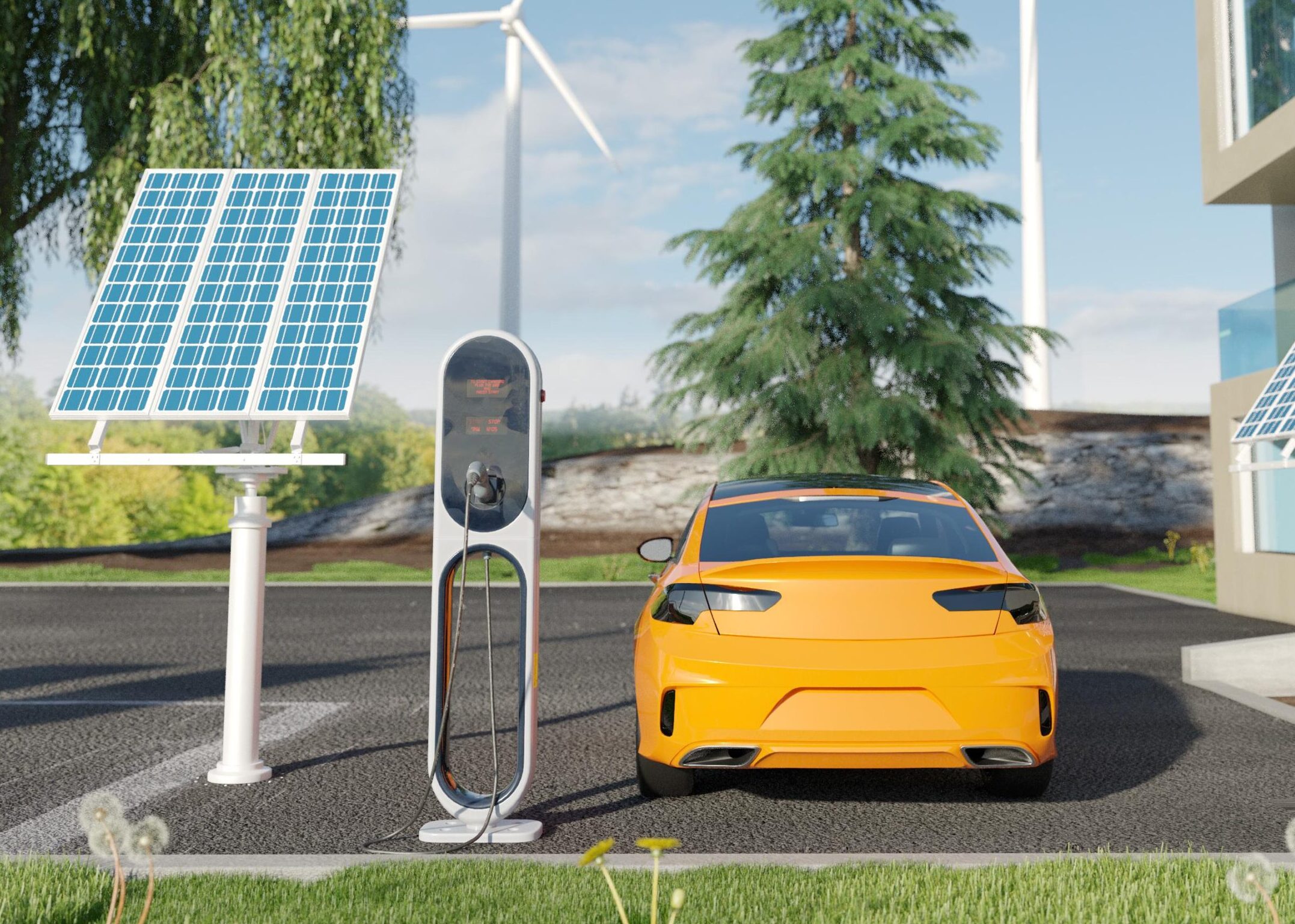 kit solaire pour recharger une voiture électrique